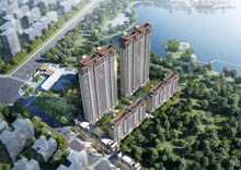 汉寿金色晓岛项目位于汉寿县芙蓉中路与银水路交汇处龙珠湖公园旁