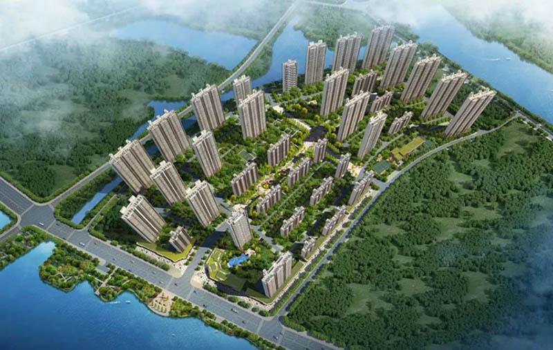 沅江碧桂园项目位于沅江市新源路与狮山路口交汇处南100米