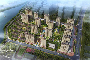 岳阳江河颐璟城项目位于南湖新区湖滨大道与岳雅路交汇处