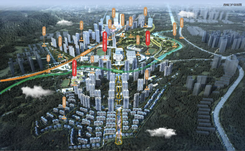 郴州越秀星汇城项目位于郴州市北湖区同福路（新一中）旁