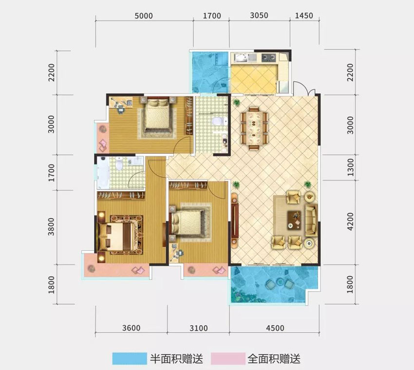 耒阳会铭御龙府A户型