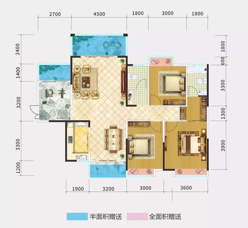 耒阳会铭御龙府B户型