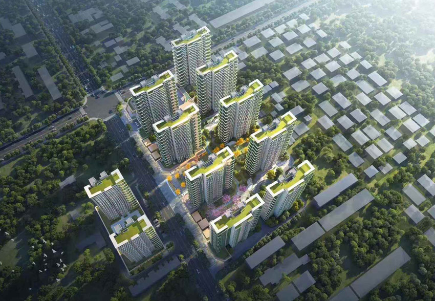 南县未来城实景图