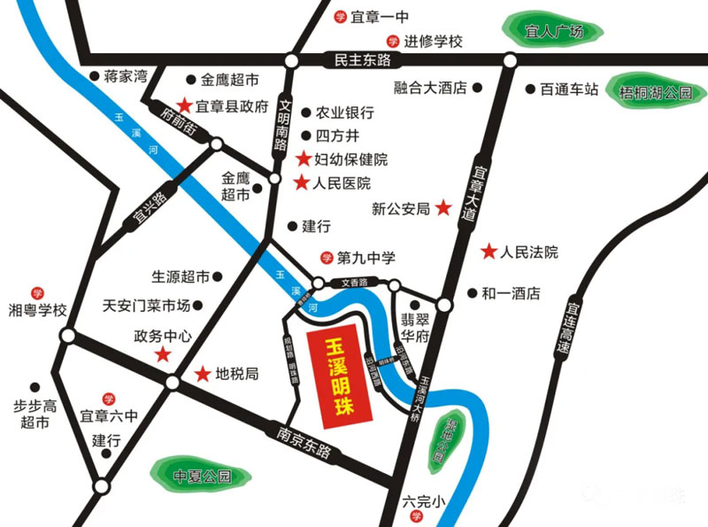 宜章玉溪明珠区位图