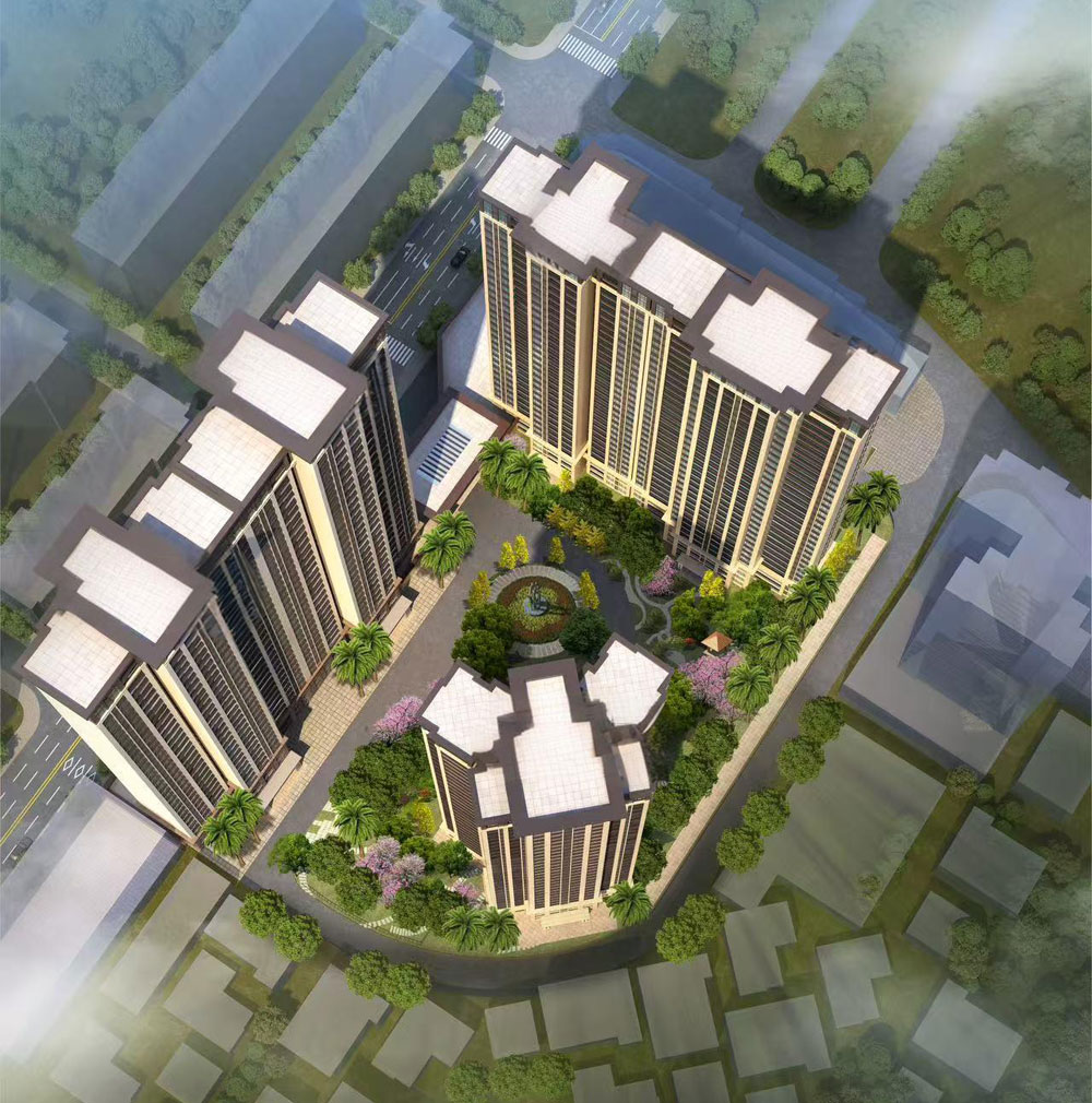 中央府二期实景图