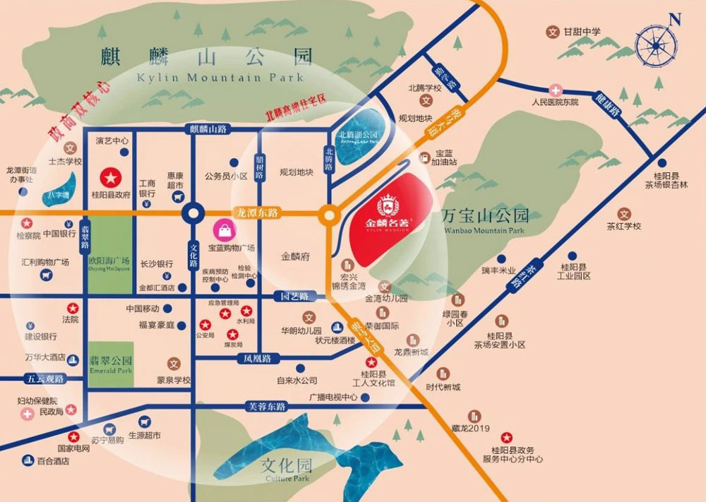 金麟名著区位图