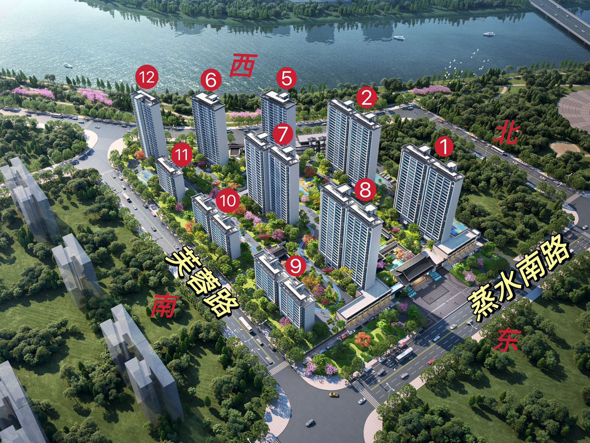 衡阳臻玺湾实景图